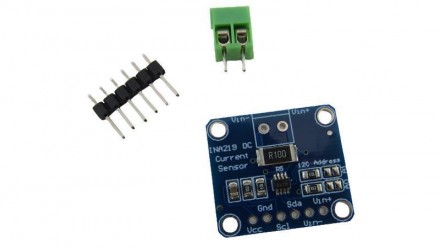  Модуль датчика двунаправленного тока MCU-219 INA219 I2C. 
 Цифровой датчик тока. . фото 2
