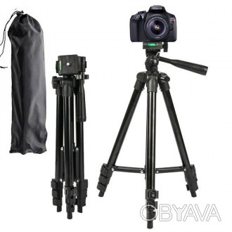 Штатив 3120А с креплением для телефона Tripod 3120 тринога