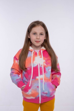 Кофта для девочек - G-21940W_розовый. Николаев. фото 1 Кофта для девочек - G-21940W_розовый. Николаев. фото 1