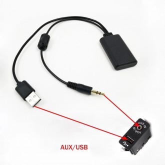УНИВЕРСАЛЬНЫЙ Bluetooth AUX адаптер Adapter Bluetooth Adapter Aux Cable для авто. . фото 3