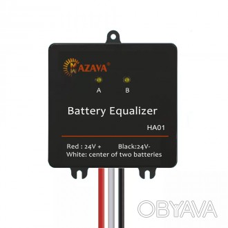 Battery Equalizer HA01
Балансир заряда для двух АКБ 12 Вольт (Battery Equalizer). . фото 1