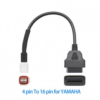 ПЕРЕХОДНИК YAMAHA 4 pin адаптор 16Pin OBD2 OBDII кабель диагностический
Совмести. . фото 2