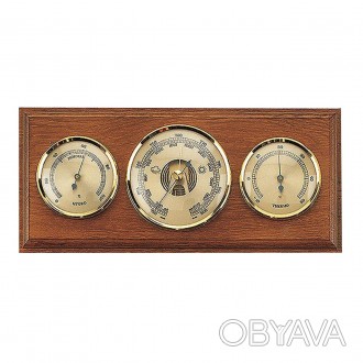 Метеостанція Moller 203223 Oak Country-Style (203223). . фото 1 Настінна метеостанція Moller 203223 Oak Country-Style складається з барометра із. . фото 1
