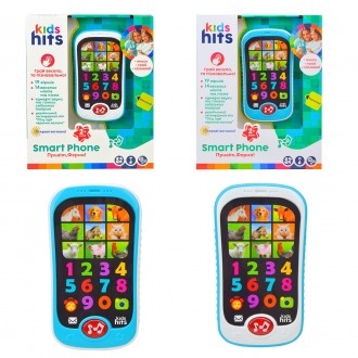 Телефон муз. розв. Kids Hits арт. KH03/001 (96шт)батар у комплекті.,2 кольори мі. Кропивницкий. фото 1 Телефон муз. розв. Kids Hits арт. KH03/001 (96шт)батар у комплекті.,2 кольори мі. Кропивницкий. фото 1