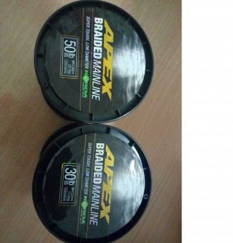 Шнур APEX BRAIDED MAINLINE (Korda) 30lb (0,23мм) бобина 1200м. Харків. фото 1 Шнур APEX BRAIDED MAINLINE (Korda) 30lb (0,23мм) бобина 1200м. Харків. фото 1