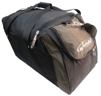 Прочная спортивная сумка 59 л Wallaby, Украина 447-5 цвет черный со вставками ха. . фото 8