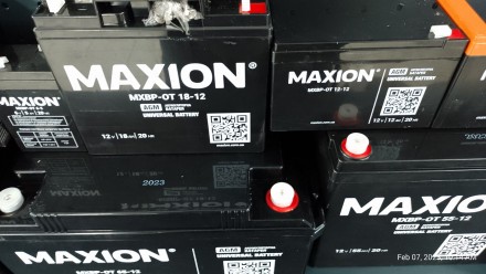 акумулятори MAXION AGM 12V - весь товар є в наявності

В наявності великий виб. . фото 9