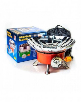 Газовая туристическая горелка (мини печка) с пьезоподжигом -Kovar-K-203. Николаев. фото 1