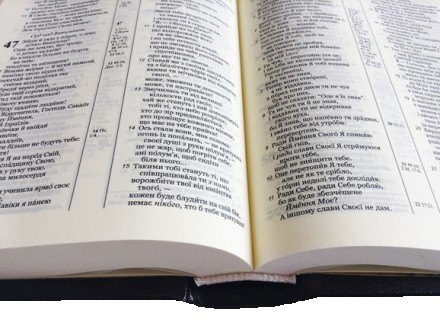 Библия среднего размера на украинском языке Книги Священного Писания Ветхого и Н. . фото 6