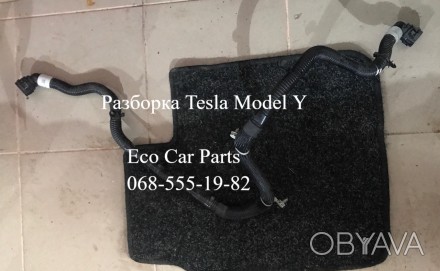 Патрубок системы охлаждения заднего мотора Tesla model 3 Y 1077595-00-D. . фото 1