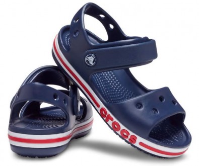 Детские сандалии Крокс Crocs Crocband Sandal navy Нави красный 29. Киев. фото 1 Детские сандалии Крокс Crocs Crocband Sandal navy Нави красный 29. Киев. фото 1