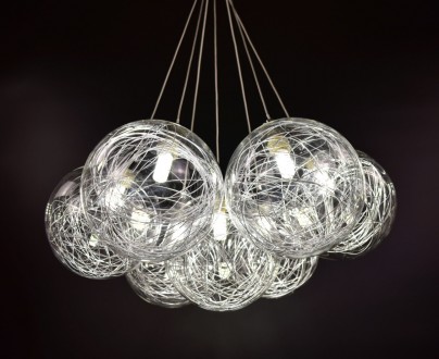 Подвесные люстры в стиле "лофт" - очень популярный вид потолочных светильников д. . фото 5