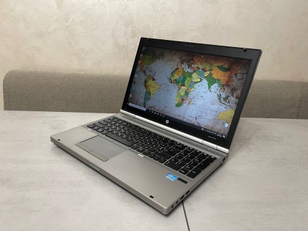 
Ноутбук HP EliteBook 8570p, 15,6" HD+, i7-3520M, 8GB, 120GB SSD+750GB, Radeon 2. . фото 3