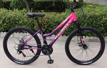Велосипед горный спортивный женский «KLEO» 26" дюймов KL-26157 рама 15", 21 скор. Одесса. фото 1