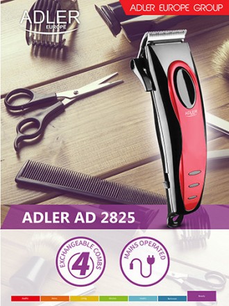 Машинка для стрижки Adler AD 2825
Машинка для стрижки волос AD 2825 - это профес. . фото 8