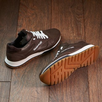 ? Мужские кроссовки Rebook коричневые ?✅Премиум качество ✅Комфортные в носки✅Раз. . фото 5