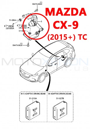 Тяга датчика положения кузова задняя MAZDA CX-9 2015+ TC KD54-51-22Y
(аналог шта. . фото 3