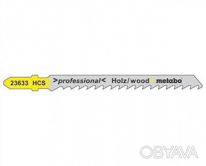 Особливості: Лобзикове полотно по дереву Metabo Professional T 144 D, 100 шт при. . фото 1