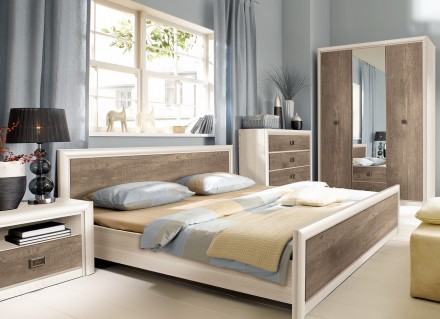 Комплект мебели для спальни КОЕН 2 фабрики БРВ-Украина сочетает в себе сильные с. . фото 2