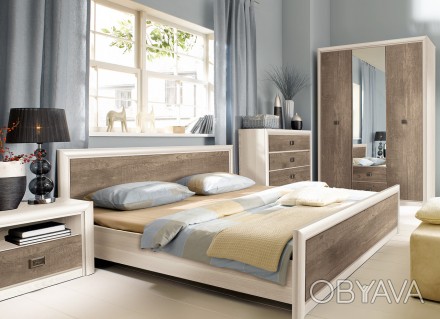 Комплект мебели для спальни КОЕН 2 фабрики БРВ-Украина сочетает в себе сильные с. . фото 1
