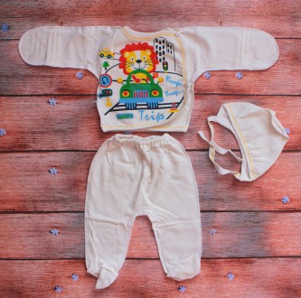 Комплект ясельный Курносики одевается на новорожденных с первых минут жизни. Удо. . фото 2