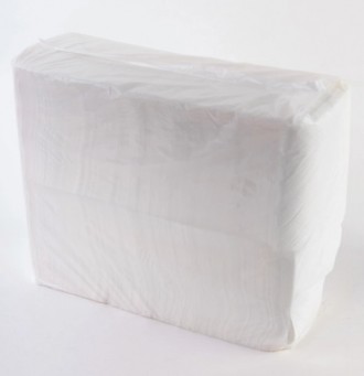 Салфетка белая однослойная, размер 21*21 см, цвет белый, в упаковке 420 шт. Мини. . фото 3