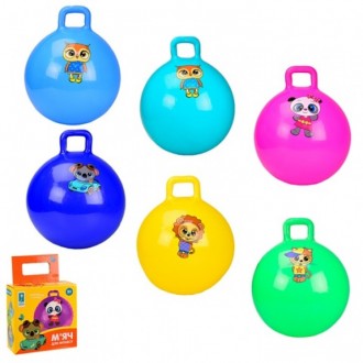 Мяч для фитнеса с ручкой CB6504. Ивано-Франковск. фото 1