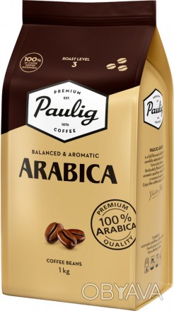 Кофе в зернах Paulig Arabica 1 кг - прекрасно сбалансированная смесь тщательно о. . фото 1