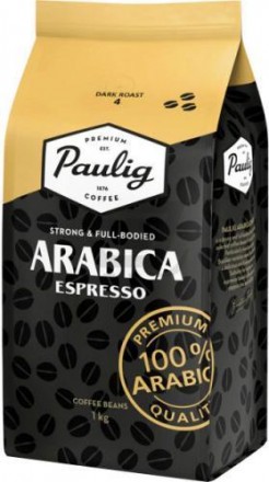 Кофе в зернах Paulig Arabica Espresso 1 кг - это крепкий и насыщенный кофе, приг. . фото 2