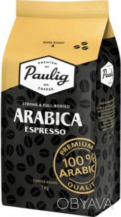 Кофе в зернах Paulig Arabica Espresso 1 кг - это крепкий и насыщенный кофе, приг. . фото 1