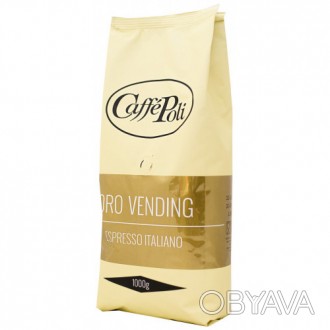 Кофе в зернах Caffe Poli Oro Vending — это идеальное сочетание натуральной и очи. . фото 1
