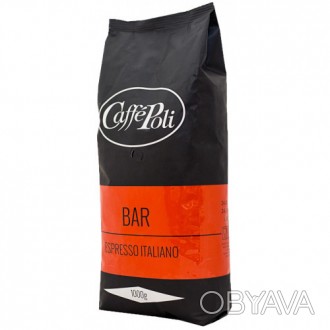 Кофе в зернах Caffe Poli Bar - это смесь высококачественной Арабики и Робусты. Г. . фото 1