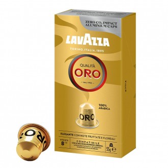 Nespresso капсулы Lavazza Oro 8 Алюминий Италия Неспрессо кофе 10 шт. Киев. фото 1 Nespresso капсулы Lavazza Oro 8 Алюминий Италия Неспрессо кофе 10 шт. Киев. фото 1