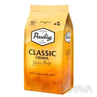 Paulig Classic Crema – бленд отборных зёрен арабика из Южной Америки с небольшим. . фото 1