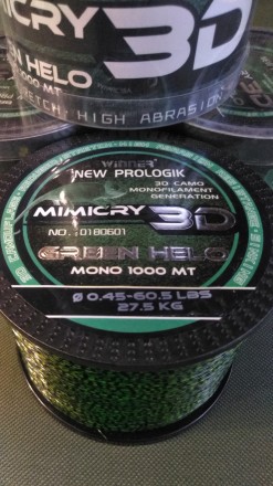 MIMICRY 3D Monofilament - монофільна жилка нового покоління, абсолютно круглого . . фото 5
