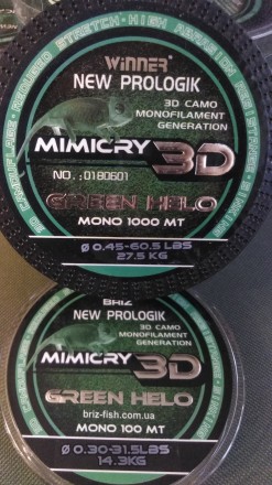 MIMICRY 3D Monofilament - монофільна жилка нового покоління, абсолютно круглого . . фото 7