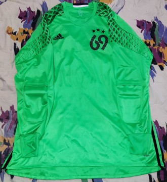 Вратарская футболка Adidas, размер-XL, длина-82см, под мышками-60см, рукав от во. . фото 3