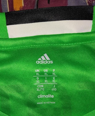 Вратарская футболка Adidas, размер-XL, длина-82см, под мышками-60см, рукав от во. . фото 5