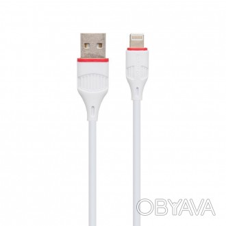 Кабель USB Borofone BX17 USB - Lightning Белый