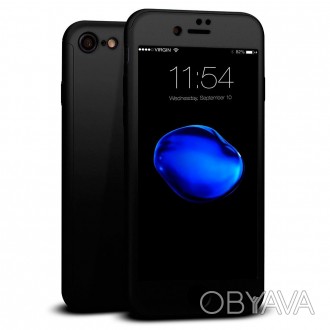 Чехол MakeFut + стекло на iPhone 6/6s Black (HbP050406)