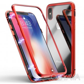 Магнитный чехол FashionCase для iPhone 7/8 Red (HbP050448)