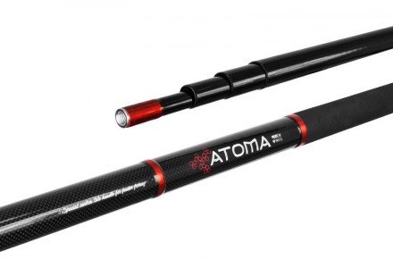Ручка для подсака, Ручка Delphin ATOMA Feeder 4м
ATOMA - это серия цельнокарбоно. . фото 2