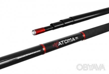 Ручка для подсака, Ручка Delphin ATOMA Feeder 4м
ATOMA - это серия цельнокарбоно. . фото 1
