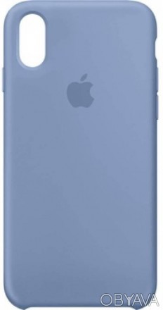 Чехол Silicon Case для Apple iPhone X/Xs Небесно-голубой (JSCX)