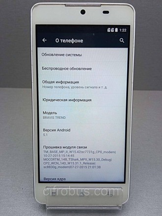 Смартфон, Android 5.1, поддержка двух SIM-карт, экран 5", разрешение 1280x720, к. . фото 3