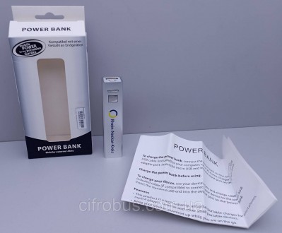 Универсальный внешний аккумулятор Power Bank 2600 mAh. С помощью портативной бат. . фото 2