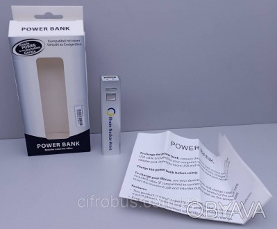 Универсальный внешний аккумулятор Power Bank 2600 mAh. С помощью портативной бат. . фото 1