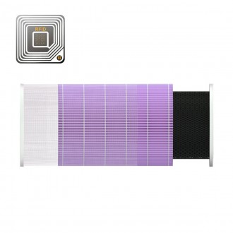 Фильтр для очистителя воздуха Mi Air Purifier Filter Antibacterial Purple MCR-FL. . фото 3 Фильтр к очистителям воздуха комплектуется RFID меткой.
Ультраплотный HEPA-фильт. . фото 3