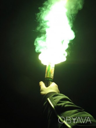 Фаєр, кольоровий вогонь, факел, фальшфейер, зелений, 100 с.
від Інтернет-магазин. . фото 1
