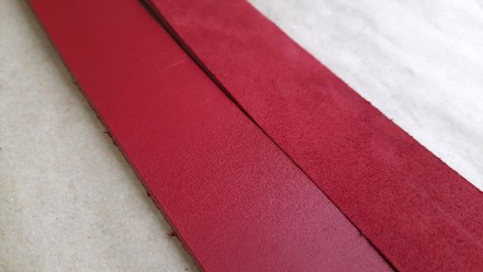 Заготовки для ременів червона смужка з натуральної шкіри, Заготівля для ременя ч. Київ. фото 1 Заготовки для ременів червона смужка з натуральної шкіри, Заготівля для ременя ч. Київ. фото 1